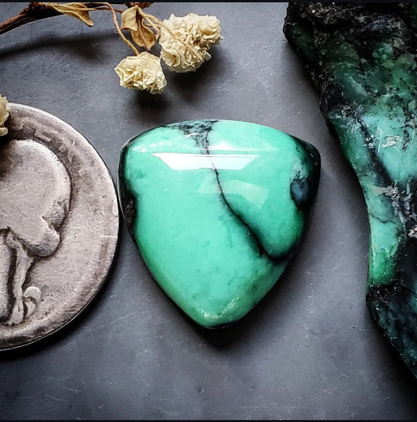 Desert Oasis Trillion Cabochon