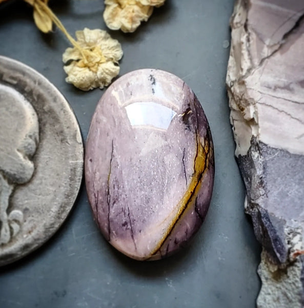 Lilac Mookaite  Oval Cabochon