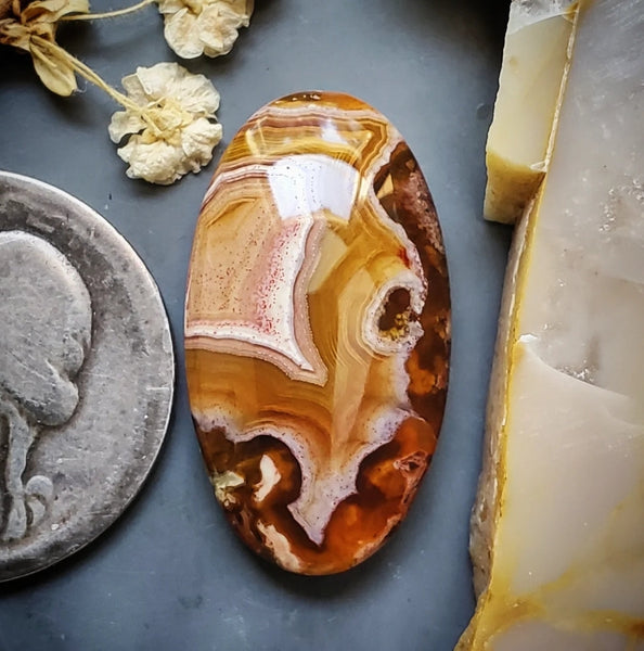 Agua Nueva Agate Oval Cabochon
