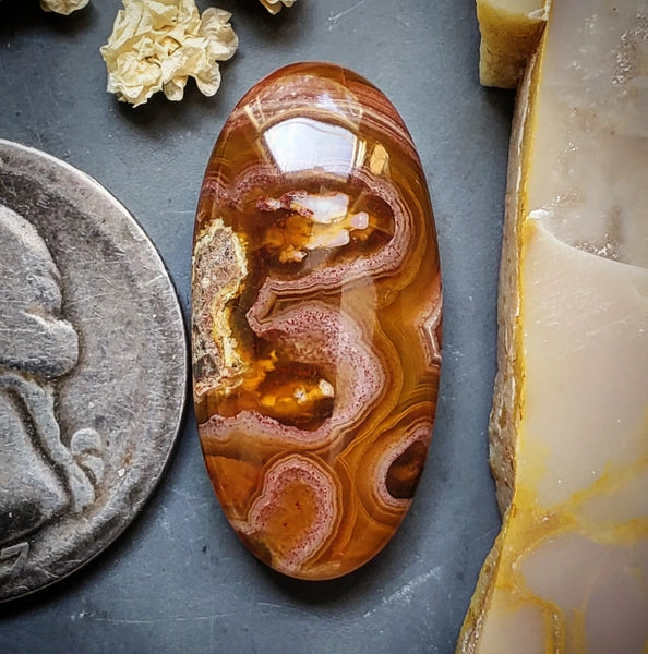 Agua Nueva Agate Oval Cabochon