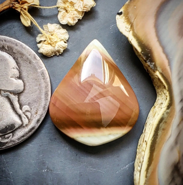 Imperial Jasper Drop Cabochon