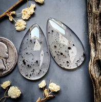 Montana Agate Drop Pair Cabochon