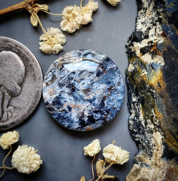 Namibian Pietersite Round Cabochon