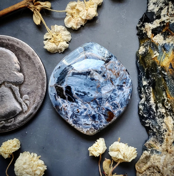 Namibian Pietersite Marquise Cabochon