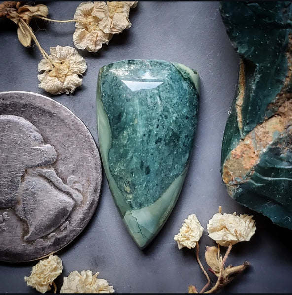 Hava Ridge Jasper Drop Cabochon