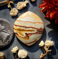 Red Canyon Picture Jasper Marquise Cabochon