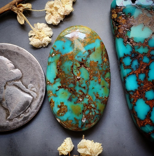 Skysong Turquoise Oval Cabochon