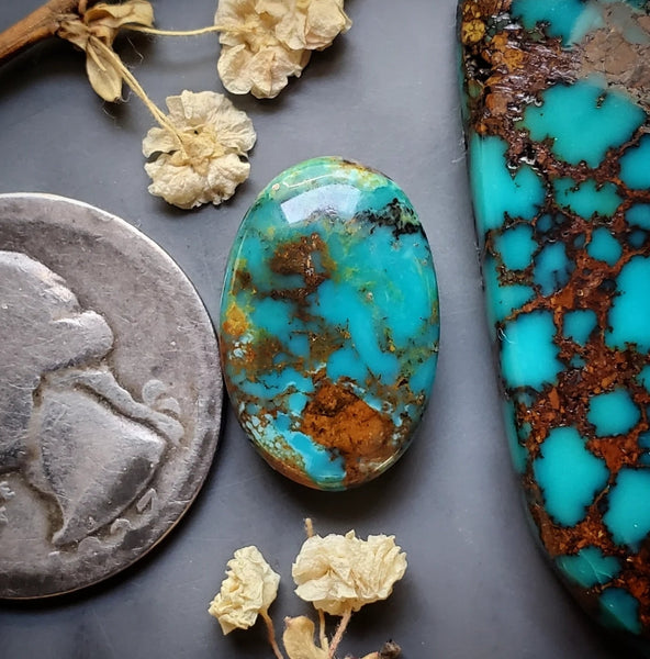 Skysong Turquoise Oval Cabochon
