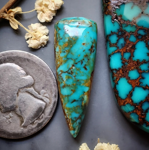 Skysong Turquoise Drop Cabochon