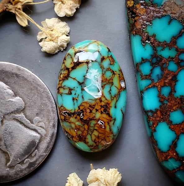 Skysong Turquoise Oval Cabochon