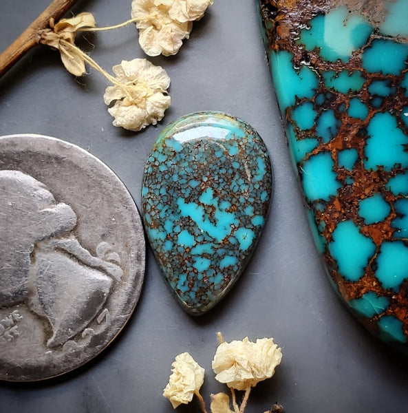 Skysong Turquoise Drop Cabochon