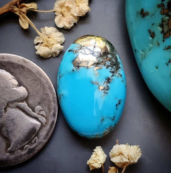 Havasu Blue Turquoise Oval Cabochon