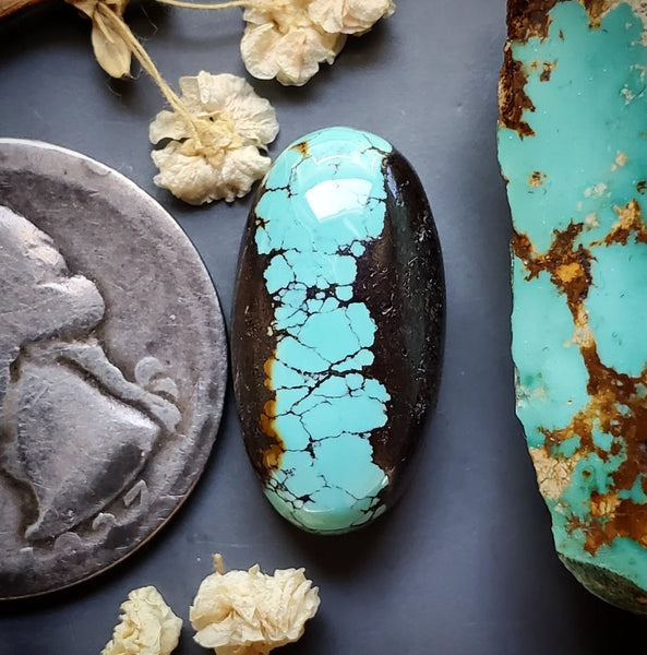 #8 Turquoise Oval Cabochon