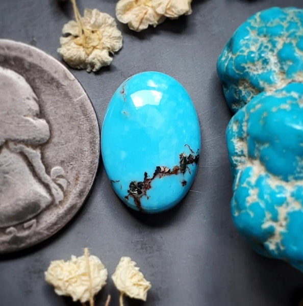 Havasu Blue Turquoise Oval Cabochon