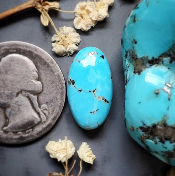 Havasu Blue Turquoise Oval Cabochon