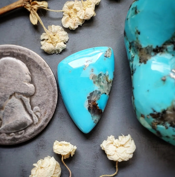 Havasu Blue Turquoise Freeform Cabochon