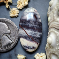 Sci-Fi Porcelain Jasper Oval Cabochon