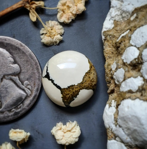 Ivory Creek Variscite Round Cabochon