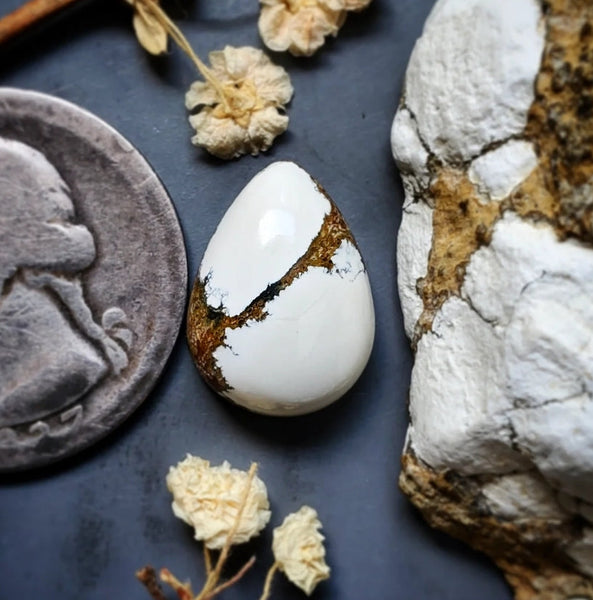 Ivory Creek Variscite Drop Cabochon