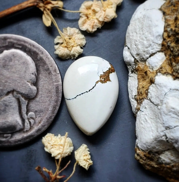 Ivory Creek Variscite Drop Cabochon
