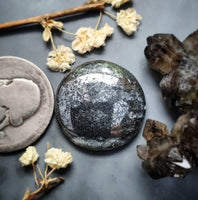Native Silver Round Cabochon