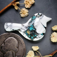 Rio Azul Cutie Bird Carving Cabochon