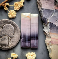 Hyacinth Jasper Bar Set Cabochon