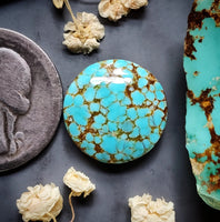 #8 Turquoise Round Cabochon