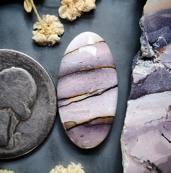 Lilac Mookaite Oval Cabochon
