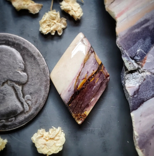 Lilac Mookaite Kite Cabochon