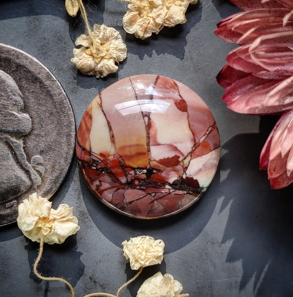 Mescalero Jasper Round  Cabochon