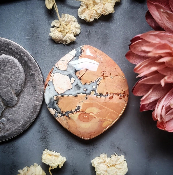 Maligano Jasper Marquise Cabochon