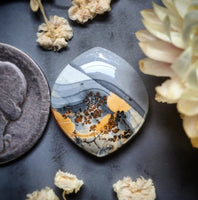 Maligano Jasper Drop Pair Cabochon