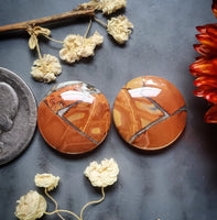 Maligano Jasper Trillion Pair Cabochon