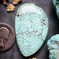 Natural #8 Turquoise Freeform Cabochon
