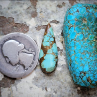 #8 Turquoise Teardrop Cabochon