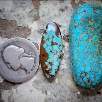 #8 Turquoise Drop Cabochon