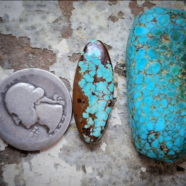 #8 Turquoise Drop Cabochon