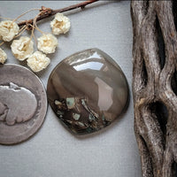 Whiskey Creek Jasper Chunky Marquise Cabochon