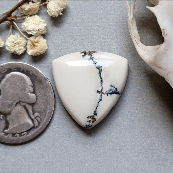 Ivory Creek Trillion Cabochon