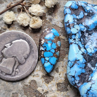 Natural Lavender Turquoise Teardrop Cabochon