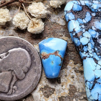 Natural Lavender Turquoise Freeform Cabochon