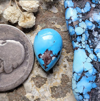 Natural Lavender Turquoise Teardrop Cabochon