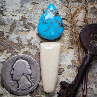 WMT Turquoise Kingman Turquoise Mix Set Cabochon
