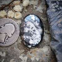 Native Silver Oval Cabochon