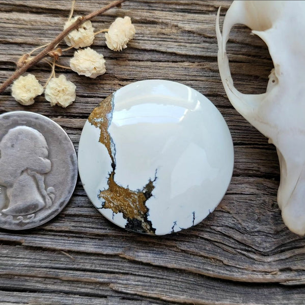 Ivory Creek Variscite Monster Round Cabochon