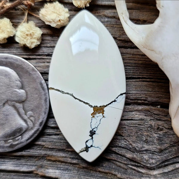 Ivory Creek Variscite Large Marquise Cabochon