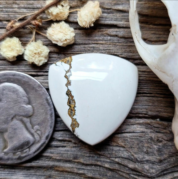 Ivory Creek Variscite Trillion Cabochon