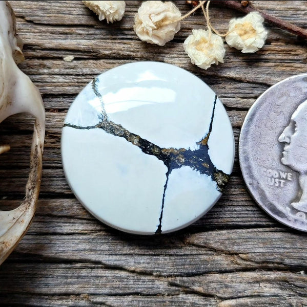 Ivory Creek Variscite Round Cabochon