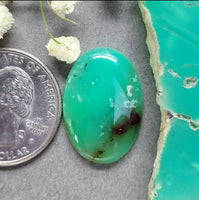 Marlborough Chrysoprase Teardrop Cabochon